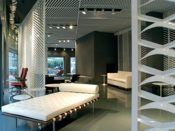 Expanded Metal Interior Decoration with Distinguished Design Style Expanded Metal Interior Decoration with Distinguished Design Style